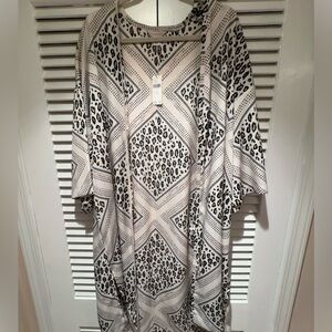 Anthropology Margo leopard duster kimono. NWT